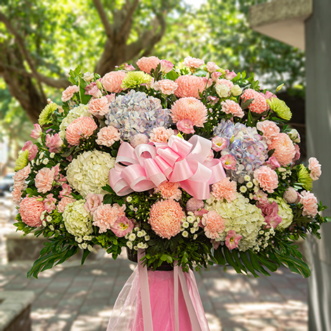 展示會花籃西式藝術花籃花店代客送花 44219 心願網路花店