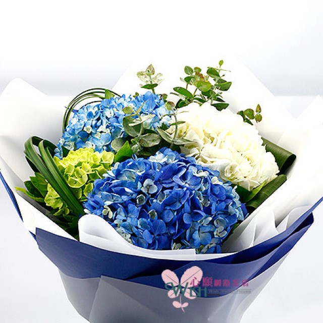 花店推薦 繡球花花束 高品質的花束