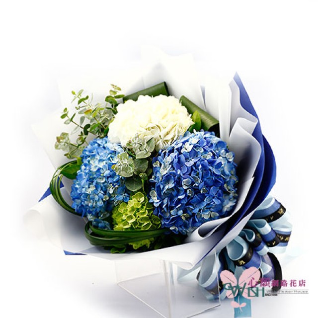 花店推薦 繡球花花束 高品質的花束