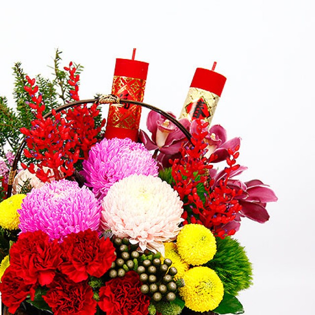 過年祝賀詞祝福吉祥盆花花店新年祝賀推薦 441 心願網路花店