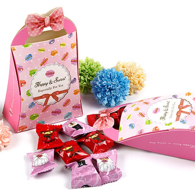 獨家設計 DIY甜蜜萌趣喜糖盒 小禮物包裝盒
