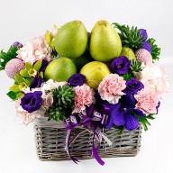 今年中秋節送什麼 香柚水果花禮 網路訂花推