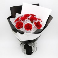 最愛紅玫瑰花束 - 11朵紅色甦醒玫瑰 情人節/紀念日專屬禮物