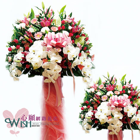 花店開幕活動豪華藝術花籃 439 心願網路花店