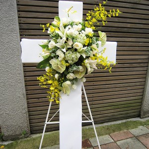 告別式追思會 悼念十字架 台北花店設計
